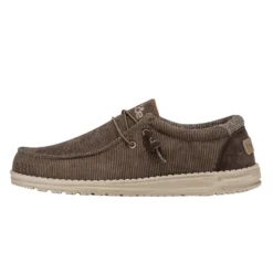 Heydude Men's Hey Dude Wally Corduroy Walnut Casual Shoe