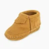 Taupe Suede Infant Minnetonka Moccasin