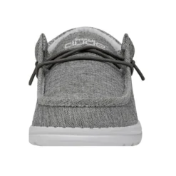 Heydude Hey Dude Kid's Wally Funk Magnetite -The Casual Step Sales Store 130143227 WALLYYOUTHFUNK MAGNETITE LEFTFRONT