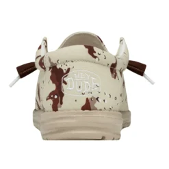 Heydude Hey Dude Men's Wally Ripstop D Camo -The Casual Step Sales Store 40004 979 WALLYCAMOUFLAGE DESERTCAMO LEFTBACK