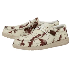 Heydude Hey Dude Men's Wally Ripstop D Camo -The Casual Step Sales Store 40004 979 WALLYCAMOUFLAGE DESERTCAMO PAIRSIDE