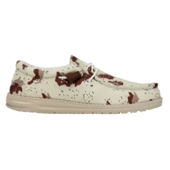 Heydude Hey Dude Men's Wally Ripstop D Camo -The Casual Step Sales Store 40004 979 WALLYCAMOUFLAGE DESERTCAMO RIGHTSIDE