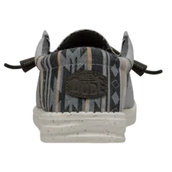 Heydude Hey Dude Men's Wally Eco Funk Stone -The Casual Step Sales Store 40006 270 WALLYFUNK STONE LEFTBACK