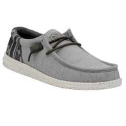 Heydude Hey Dude Men's Wally Eco Funk Stone -The Casual Step Sales Store 40006 270 WALLYFUNK STONE RIGHTANGLE