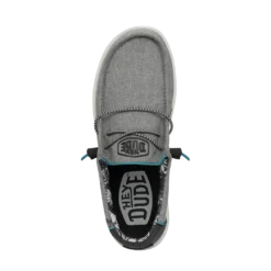 Heydude HEY DUDE WALLY H20 GRAPHITE -The Casual Step Sales Store 40013 014 WALLYH2O GRAPHITE LEFTTOP