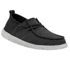 Heydude Hey Dude Wally Halo Dark Grey -The Casual Step Sales Store 40014 029 WALLYHALO DARKGREY RIGHTANGLE