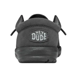 Heydude Hey Dude Youth Wally Funk Mono Alloy -The Casual Step Sales Store 40045 1FX WALLYYOUTHFUNKMONO ALLOY LEFTBACK