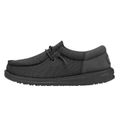 Heydude Hey Dude Youth Wally Funk Mono Alloy -The Casual Step Sales Store 40045 1FX WALLYYOUTHFUNKMONO ALLOY LEFTSIDE