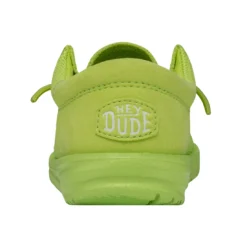 Heydude Hey Dude Wally Youth Funk Mono Volt -The Casual Step Sales Store 40045 4NK WALLYYOUTHFUNKMONO VOLT LEFTBACK