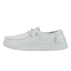 Heydude Hey Dude Wendy Glitter Cloud Dust -The Casual Step Sales Store 40079 1JJ WENDYGLITTER CLOUDDUST LEFTSIDE