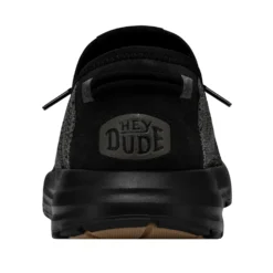 Heydude Hey Dude Sirocco Black Night -The Casual Step Sales Store 40140 0WM SIROCCO BLACKNIGHT LEFTBACK