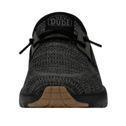 Heydude Hey Dude Sirocco Black Night -The Casual Step Sales Store 40140 0WM SIROCCO BLACKNIGHT LEFTFRONT