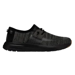 Heydude Hey Dude Sirocco Black Night -The Casual Step Sales Store 40140 0WM SIROCCO BLACKNIGHT RIGHTSIDE