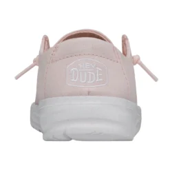 Heydude Hey Dude Wendy Toddler Slub Canvas Pink -The Casual Step Sales Store 40144 680 WENDYTODDLERSLUBCANVAS PINK RIGHTBACK