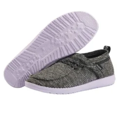 Heydude HEY DUDE WENDY HALO BLACK LILAC -The Casual Step Sales Store BL3