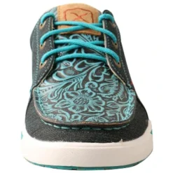 Twisted X Women's Dark Teal Tooled Kicks -The Casual Step Sales Store ScreenShot2020 08 09at10.03.06PM