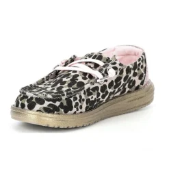 Heydude Hey Dude Wendy Youth Leopard Nut