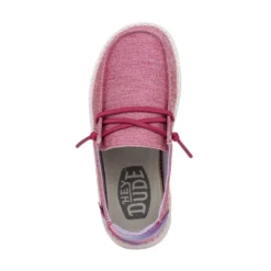Heydude Hey Dude Wendy Youth Sparkle Pink -The Casual Step Sales Store Screenshot2023 05 23160442