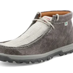 Twisted X Men's Grey Eco Cell Stretch Driving Moc